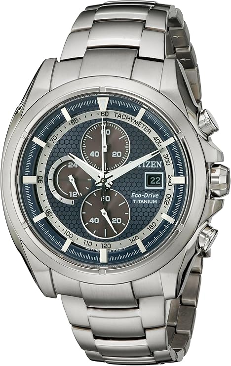 citizen 光动能男式 ca0550-87l 钛手表